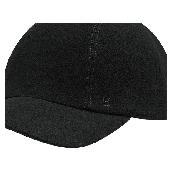 エルメス帽子コピー H コットンスエードキャップ ブラック H162071N 0260 