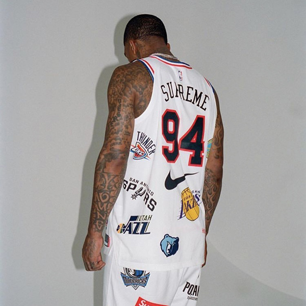 WEEK3 SS18 スーパーコピー Supreme NBA teamsAuthentic Jersey-White Tシャツ・カットソー