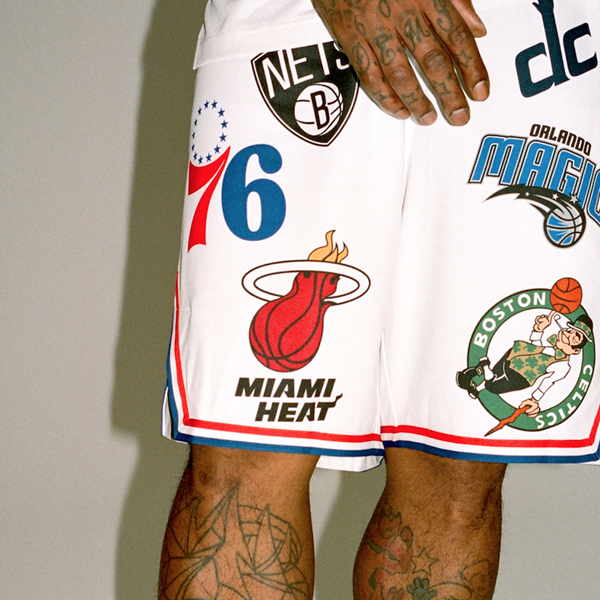 スーパーコピー Supreme Nike NBA Teams Authentic Short White Medium ボトムス