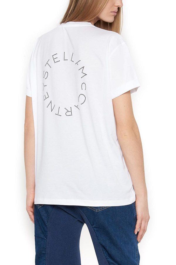 Stella McCartney ステラ・マッカートニー Tシャツ カットソー ロゴホワイトTシャツ
