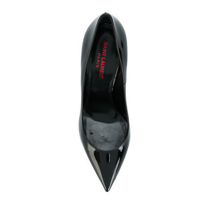 Saint Laurent サンローラン靴コピー ヒールがオシャレなOpyum 110 パンプス ブラック
