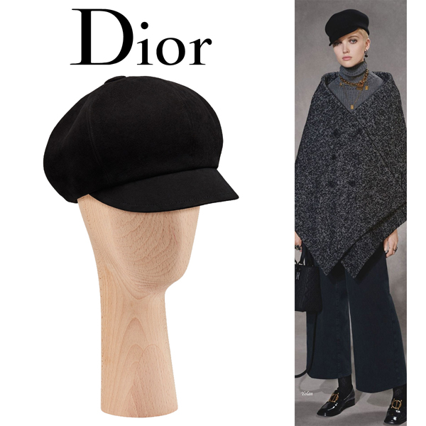 2019新作人気 Christian Dior ディオール キャップスーパーコピー ニュースボーイ キャスケット noir