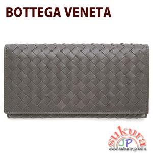 ボッテガヴェネタ 二つ折り レザー 革製 メンズ グレー 156819 V4651 1300