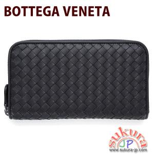 ボッテガ・ヴェネタ財布 レザー ブラック 114076 V001N 1000