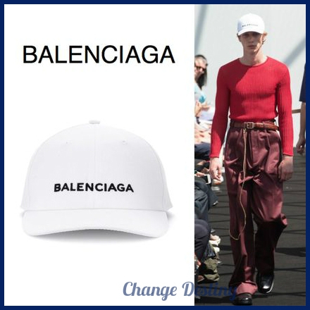 バレンシアガ 帽子 コピー 2017SS BALENCIAGA ホワイトロゴキャップ