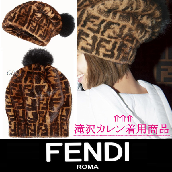 2018新作人気 フェンディ キャップ スーパーコピー FENDI 帽 素敵なlロゴ ファー ビーニー 帽子
