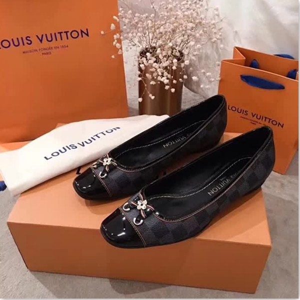 2019最新LouisVuittonロー ヒール レディース ルイヴィトン シューズ靴 スーパーコピー