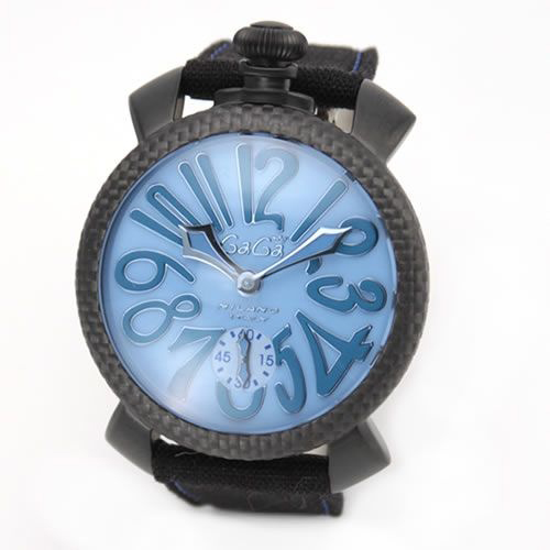 GaGa Milano ガガミラノスーパーコピー マヌアーレ 48MM ブラックPVD 腕時計 5016.10S